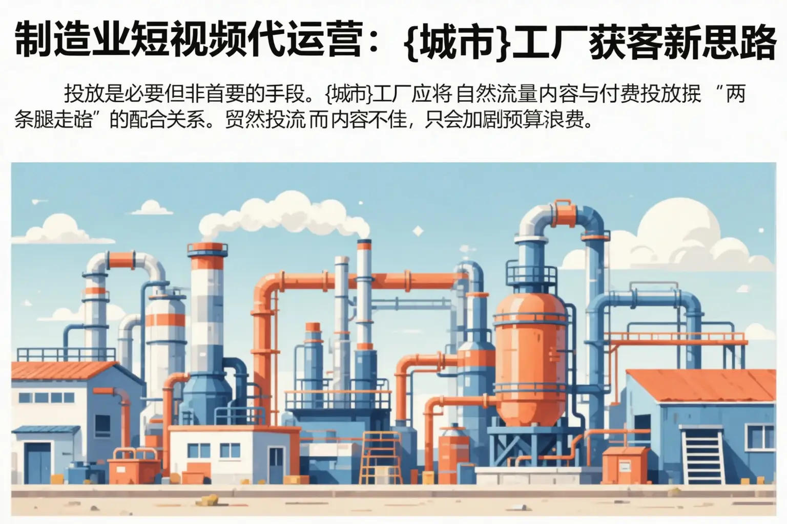 制造业短视频代运营:宜春工厂获客新思路