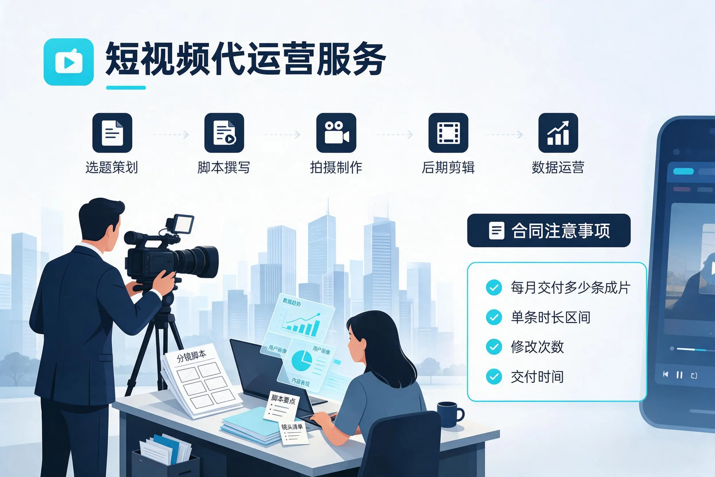 短视频代运营包含哪些服务?宜春企业常见问题科普
