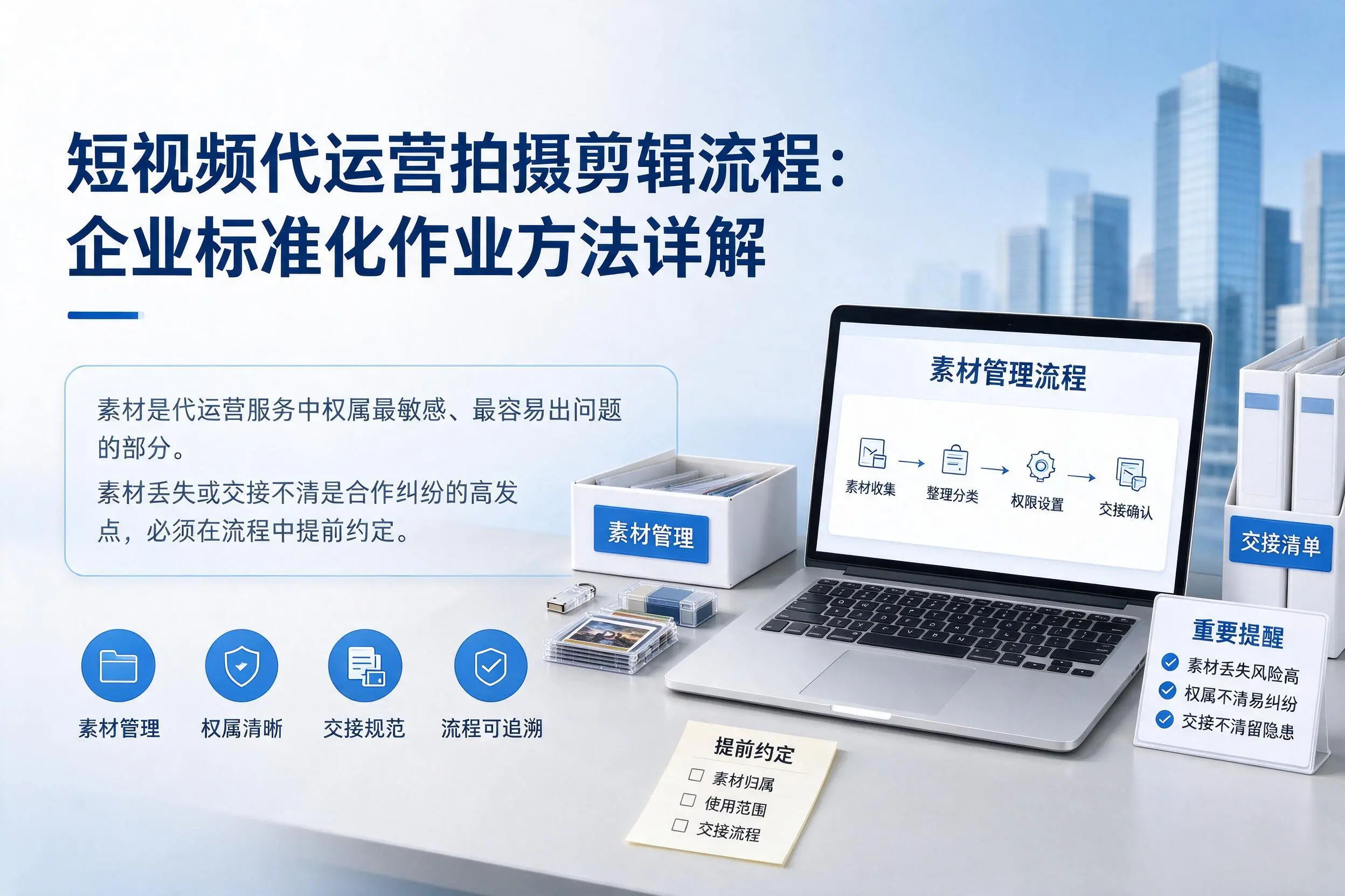 短视频代运营拍摄剪辑流程：宜春企业标准化作业方法详解