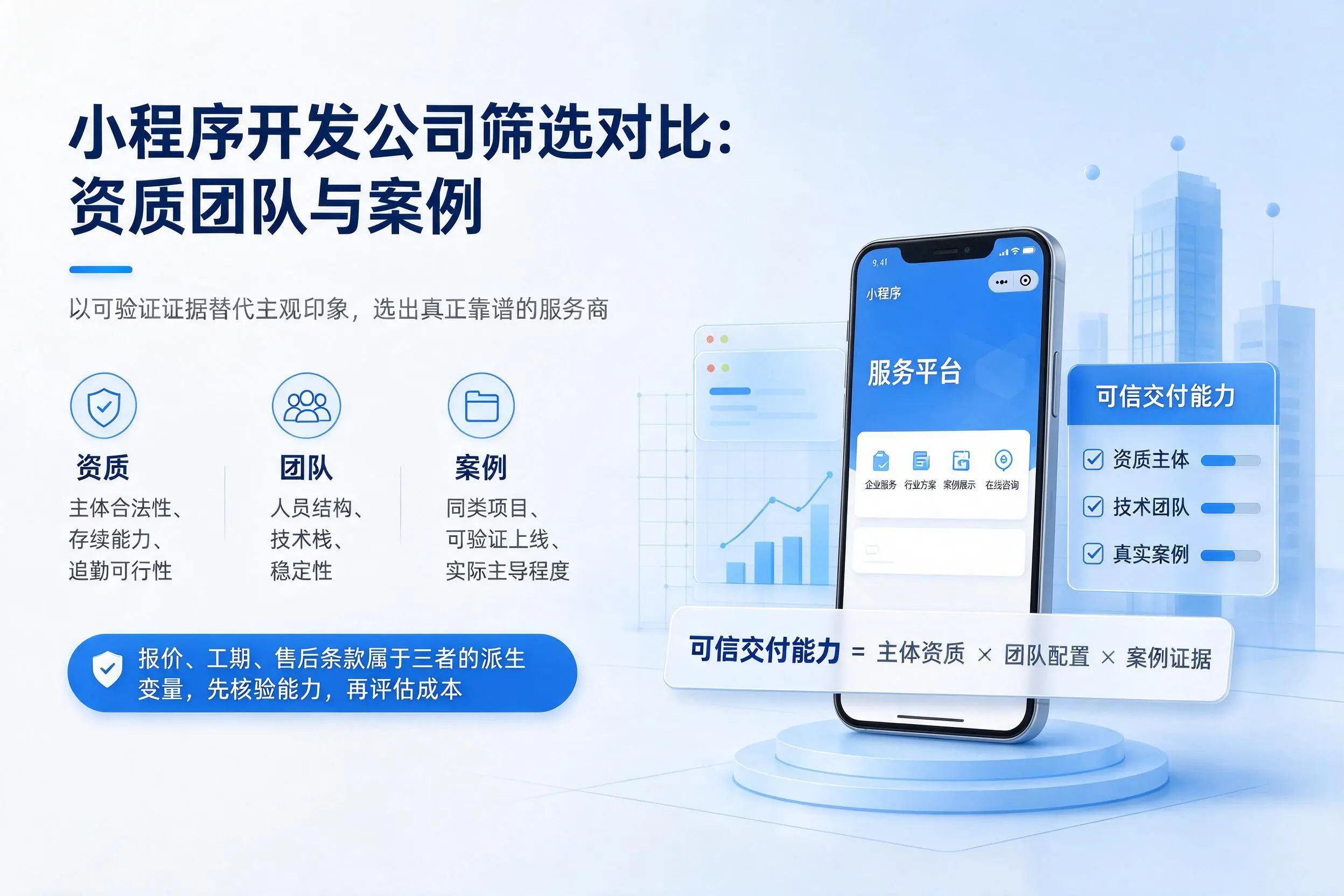 宜春小程序开发公司筛选对比:资质团队与案例