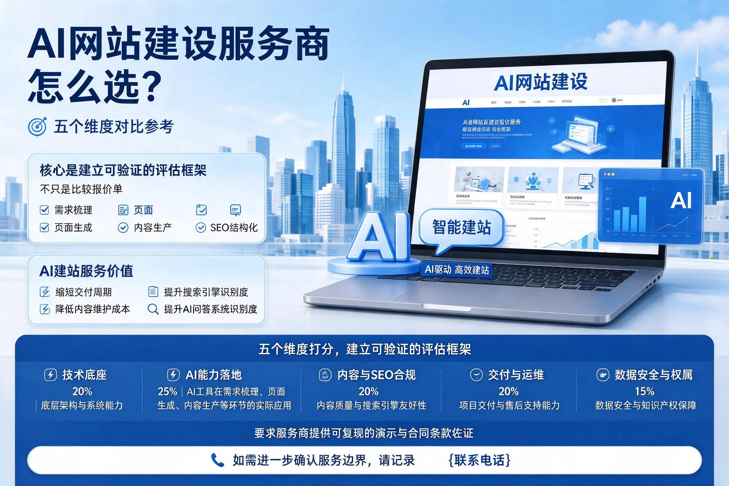 宜春AI网站建设服务商怎么选?五个维度对比参考