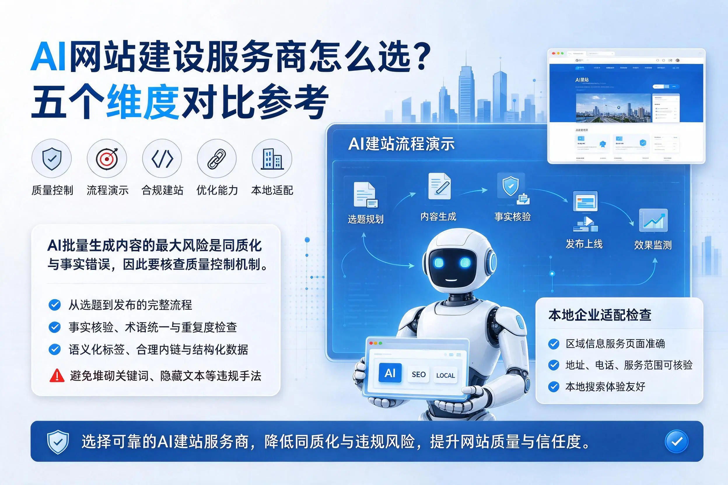 宜春AI网站建设服务商怎么选?五个维度对比参考